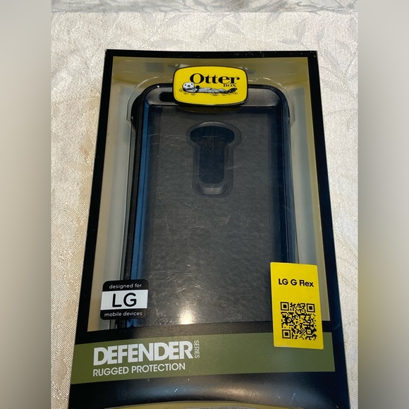 OTTER DEFENDER LG G FLEX CELL PHONE CASE BLACK - Picture 1 of 3